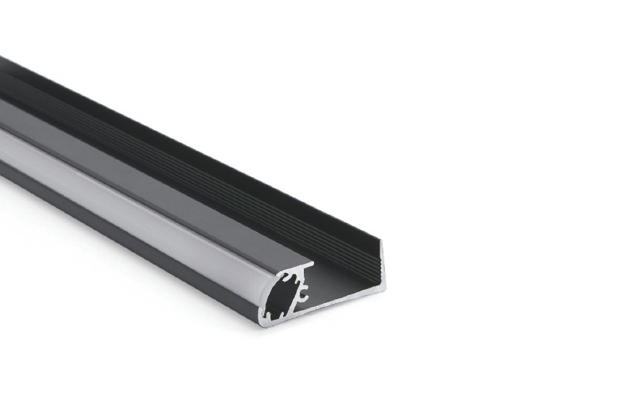 LED 斜照頂層木層板燈(黑) 1