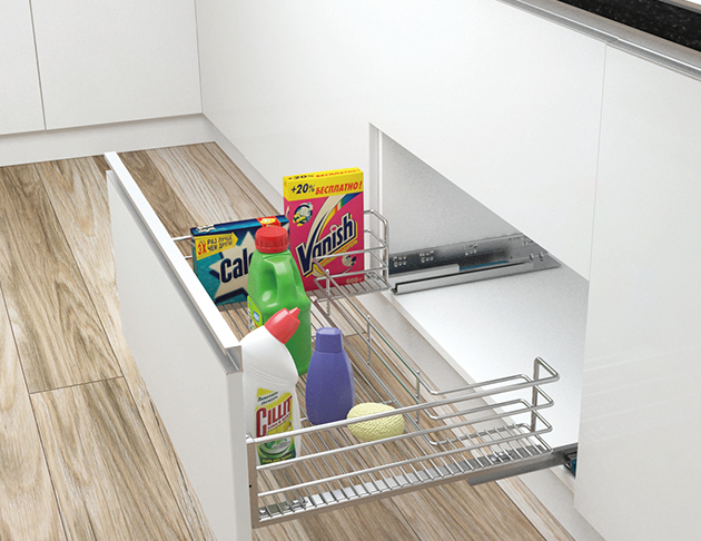 3-Sided Under Sink Pull-out Basket (150mm)